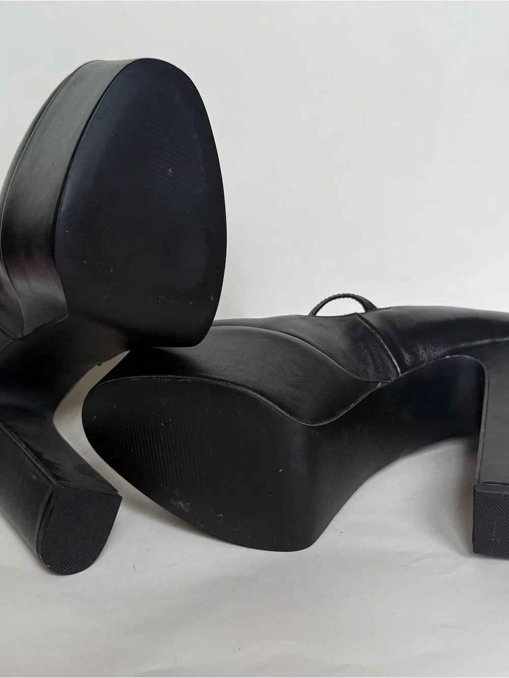 Pleaser Style Chunky Platform Mary Jane Pump Heels